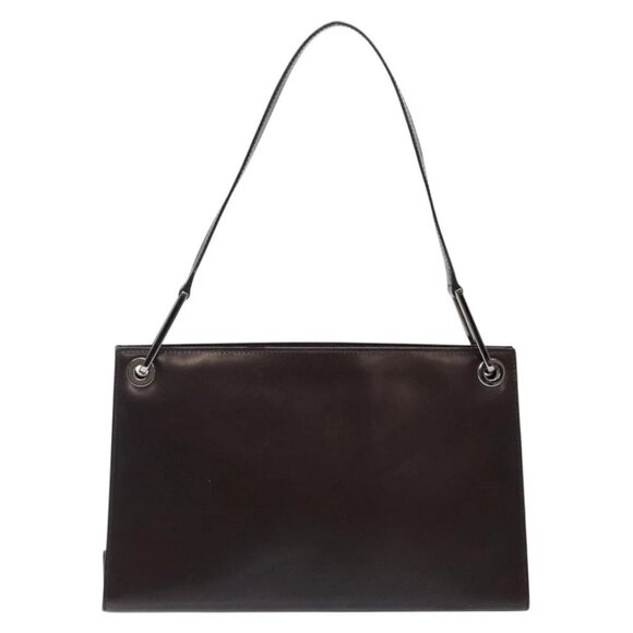 GUCCI Shoulder Bag Patent leather Brown Silver 001 3034 1705 Auth ep10769 - Picture 4 of 15